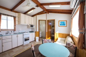 Euston Club Cabin 5 dining kitchen 